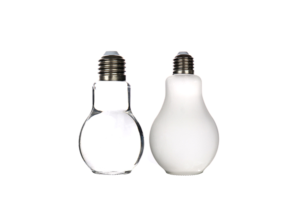 250ml Clear Glass Light Bulb Jar