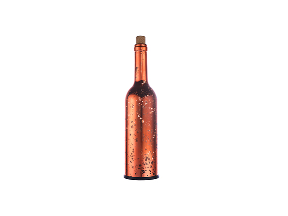 410ml Orange Glass Decoration Bottle