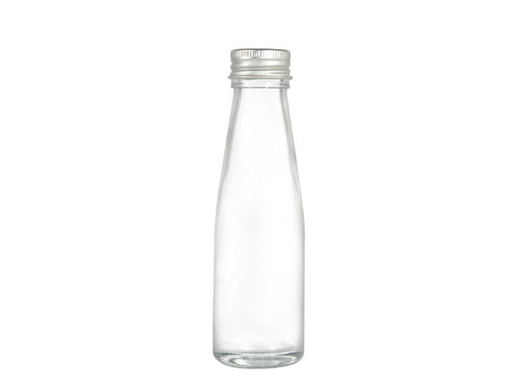 100ml Glass Drink Containers with Lids Beverage Bottles Manufacturer