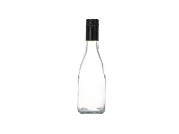 187ml clear glass mini champagne bottle