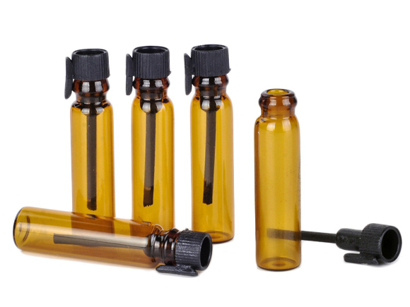 1ml Mini Amber Glass Vials for Fragrance
