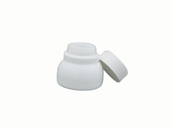 50g white round glass skincare containers cream jars wholesale