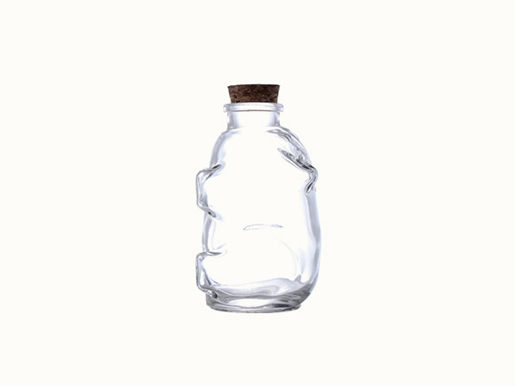 300ml Clear Glass Candy Jar