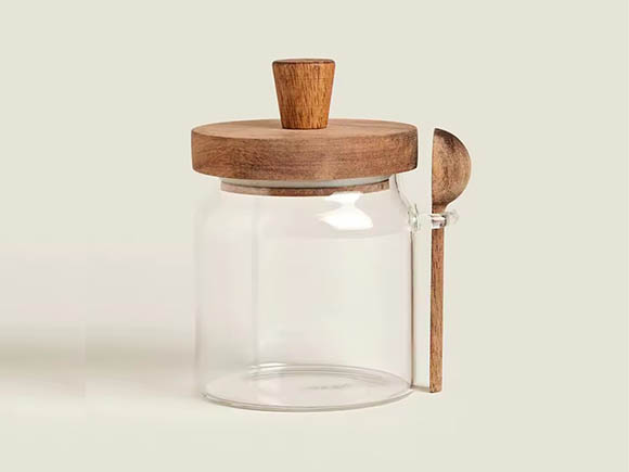 glass jar for bath sault and body butter