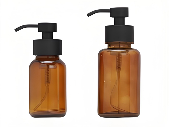 250ml 400ml Amber Glass Hand Soap Dispenser