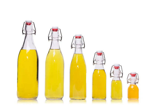 2oz 3oz 8oz 16oz 25oz 33oz Swing Top Transparent Beer Bottles For Sale