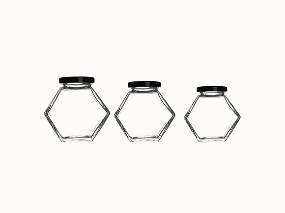 9oz 13oz Clear Glass Honey Jars