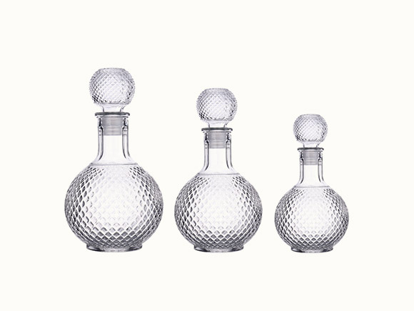 220ml/500ml/1000ml Clear Glass Liquor Bottle