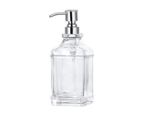 300ml 550ml Clear Glass hand soap bottle Wholesale