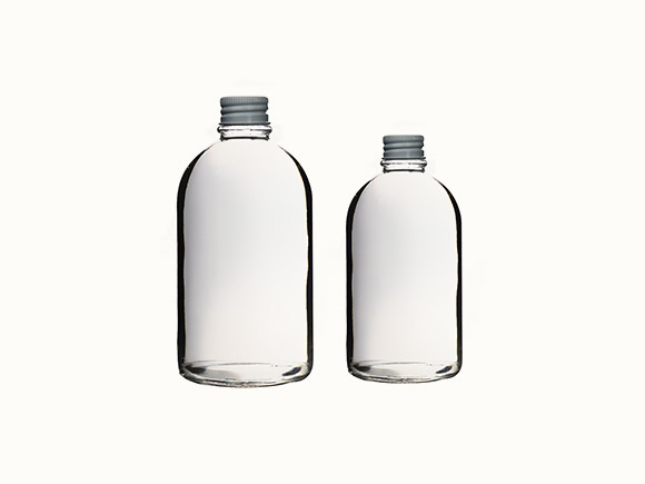 5oz 8oz 9oz 16oz Clear Glass Juice Bottle