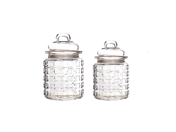 250ml Transparent Glass Piggy Bank Jar