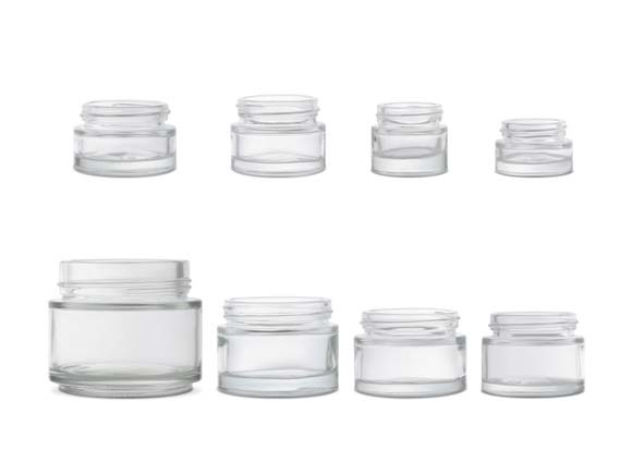 5g 10g 15g 20g 25g 30g 50g 100g Empty Glass Face Cream Jars Wholesale