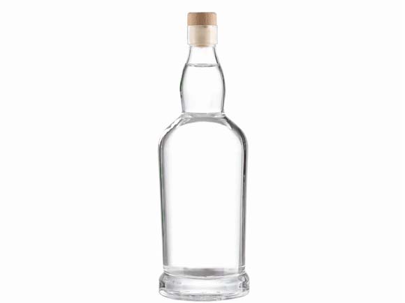 700ml Round Whiskey Bottle Wholesale Liquor Container For Vodka Gin Rum Tequila