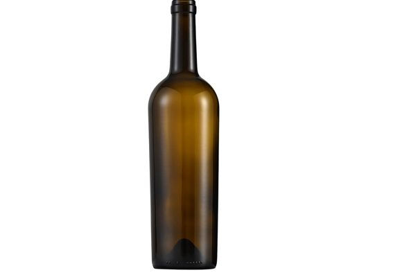 750ml Bordeaux Tapered Wine Bottle Glass