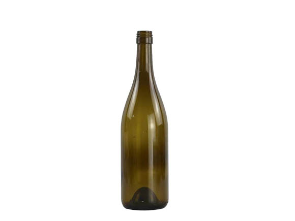 750ml(25oz) Olive Green Burgundy Empty Wine Bottles with Screw Top For Sale