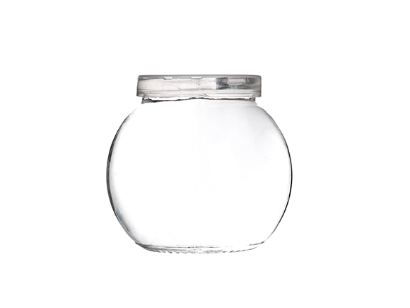 1200ml Clear Glass Counting Money Jar