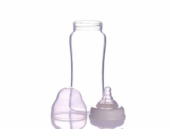 8oz Custom Wide Neck Borosilicate Baby Glass Feeding Milk Bottle