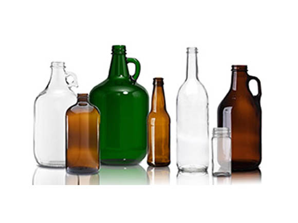 all kinds of glass beer bottles