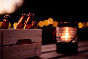 roetell glass beer bottle