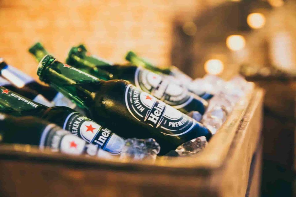 roetell glass beer bottle