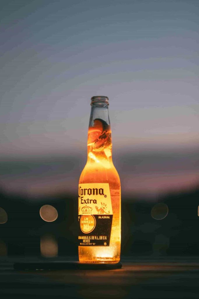 roetell glass beer bottle