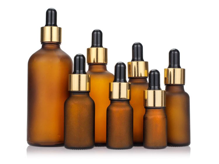 Brown Glass Dropper Bottles