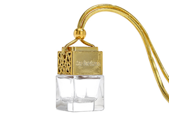 Elegant Hanging Car Air Freshener Glass Bottles