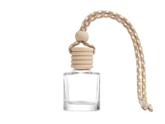 Small Car Perfume Bottles Wholesale Glass Car Hanging Bottles
