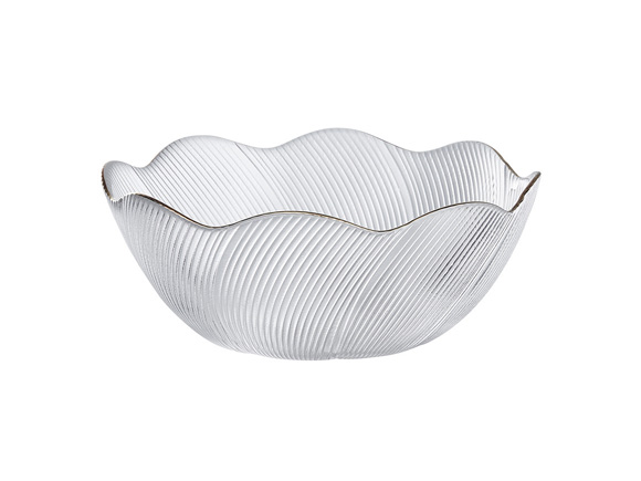 Clear Glass Fruit Bowl for Wholesale
