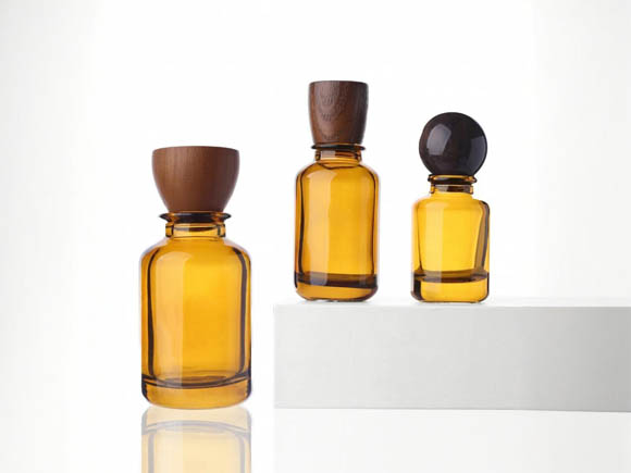 Custom Amber Glass Unique Perfume Bottles
