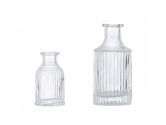 50ml 100ml 150ml 200ml Curved Elegant Glass Diffuser Bottle