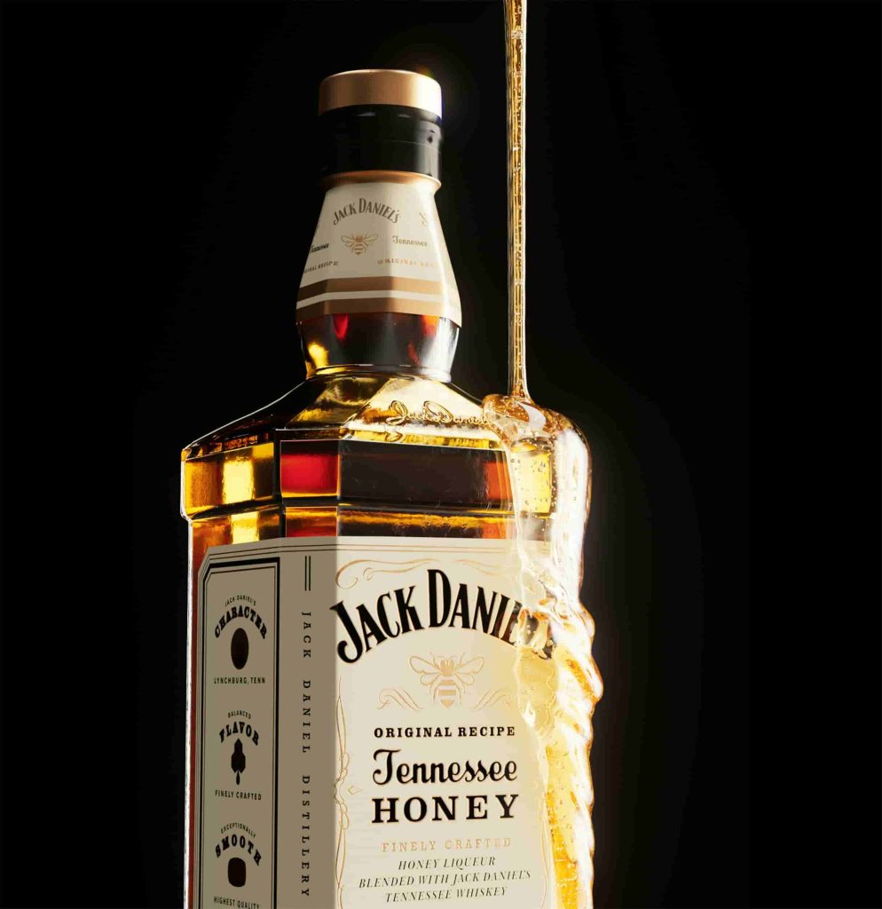 glass alcohol bottle