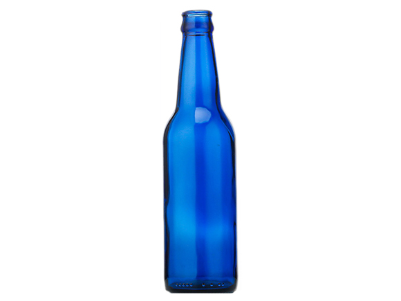 330ml Blue Glass Beer Bottle Wholesale