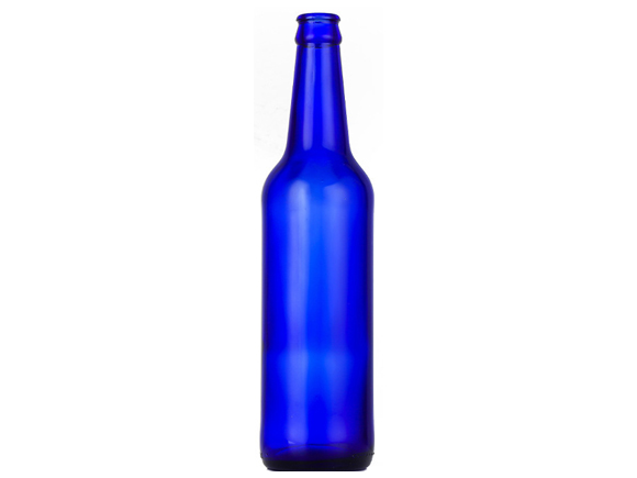 500ml Blue Empty Glass Beer Bottles Brewery Glass Packaging