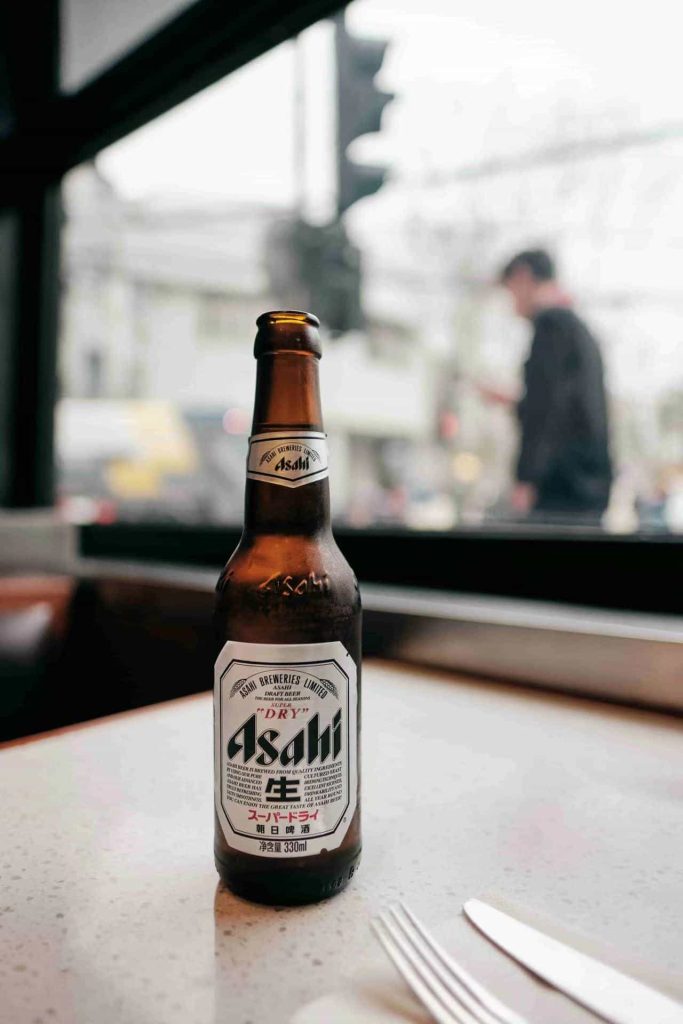 glass beer bottle