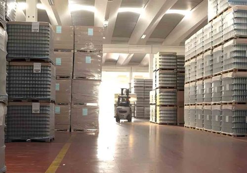 glass bottles pallet packaging