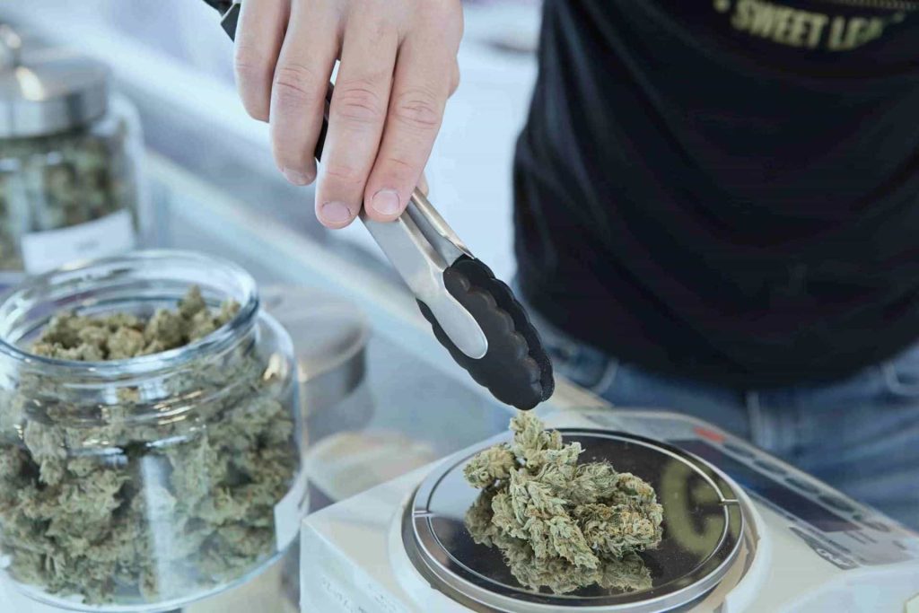 glass cannabis jars