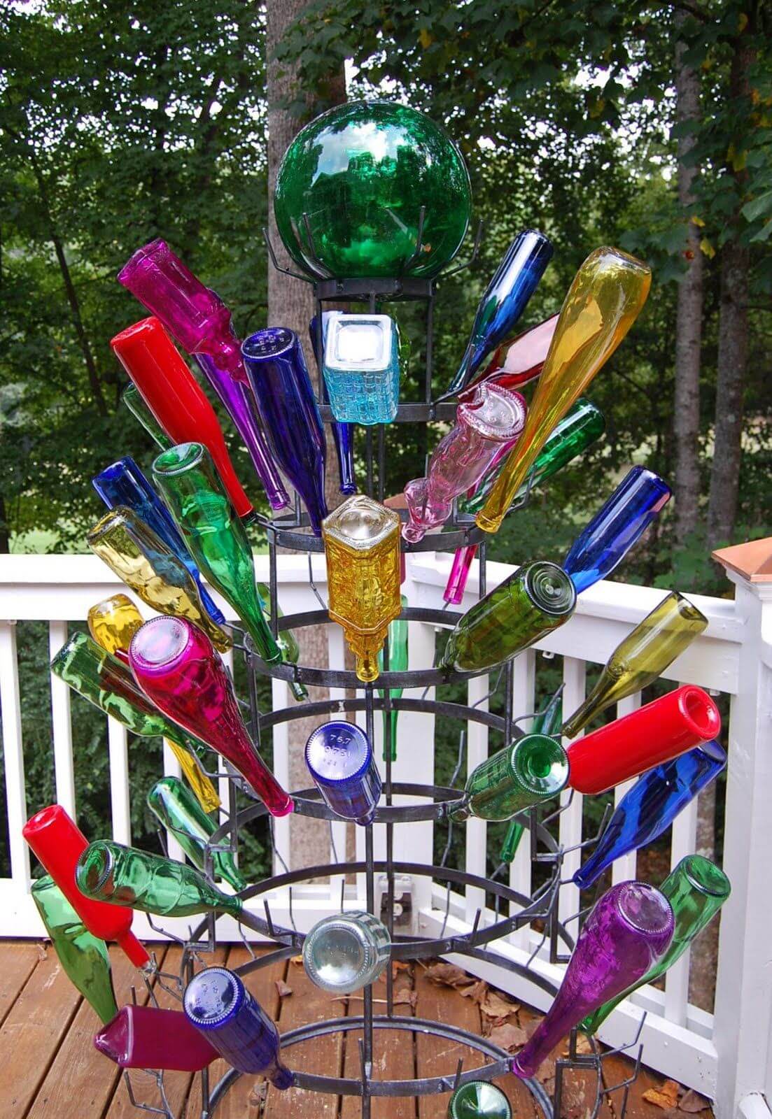 Creative reuse of old Coke glass bottles