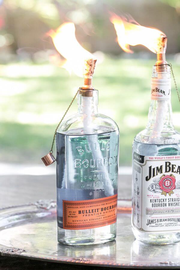 DIY project with empty Coke bottles