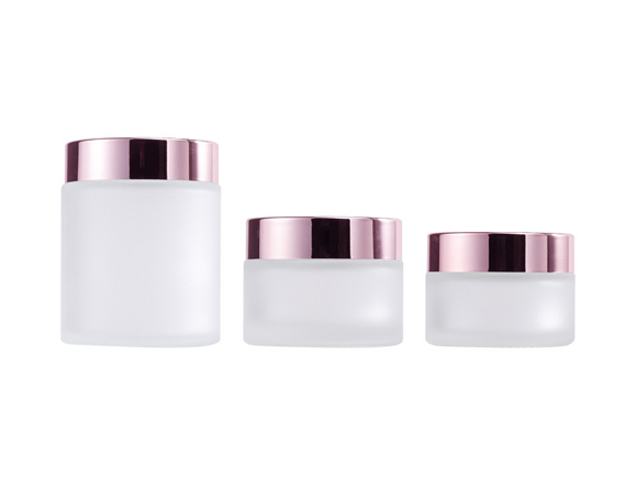 30g 50g Frosted Glass Cream Jars Wholesale