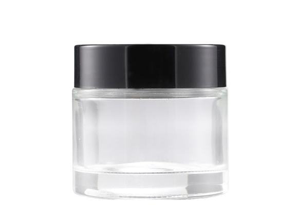roetell round glass cream jar with lid supplier