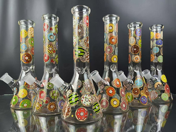 Glass Unique Pattern Dab Bong