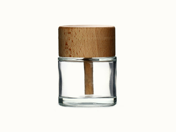 50ml Round Wooden Lid Aromatherapy Bottle