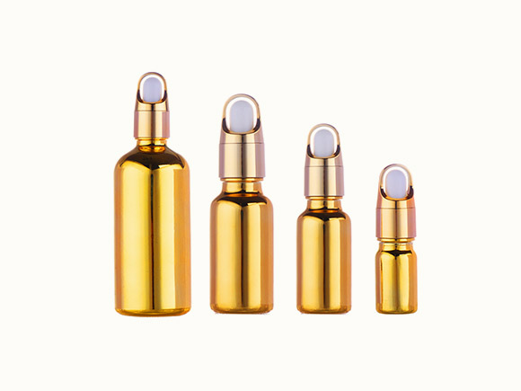 20ml/30ml Gold Luxury Essential Oil Bottles with Dropper