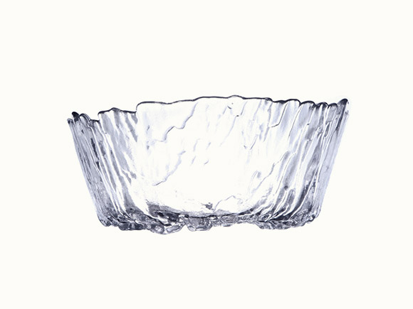 Clear Glass Fruit Bowl