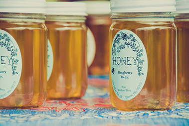 glass honey containers