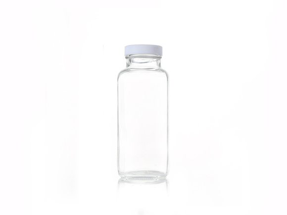 square glass juice bottle with lid wholesale