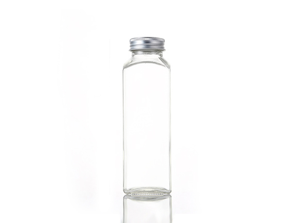 roetell glass beverage bottle with lid wholesale