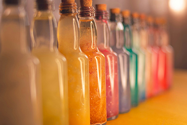 glass juice bottles with lids