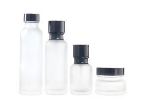 glass lotion bottle set